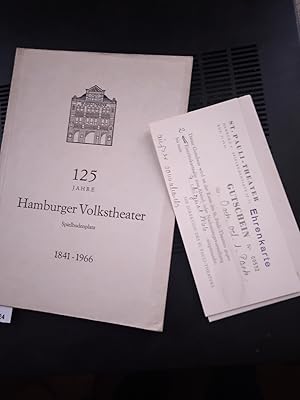 125 Jahre Hamburger Volkstheater 1841-1966