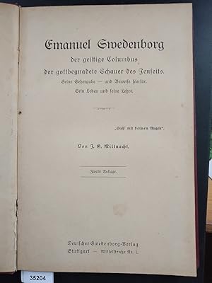 Emanuel Swedenborg der geistige Columbus , der gottbegnadete Schauer des Jenseits - Seine Seherga...