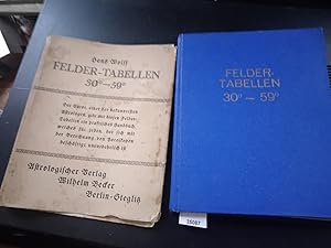 Felder-Tabellen 30° - 59°