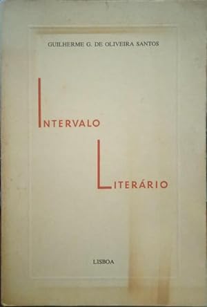 Bild des Verkufers fr INTERVALO LITERRIO. zum Verkauf von Livraria Castro e Silva