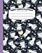 Seller image for Primary Composition Notebook Handwriting Practice Paper: Dashed Midline - School Exercise Book For Writing Lessons | 120 Lined Pages | Starry Galaxy - Purple (Cats In Outer Space Journal Series) [Soft Cover ] for sale by booksXpress