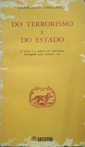 Seller image for DO TERRORISMO E DO ESTADO. for sale by Livraria Castro e Silva