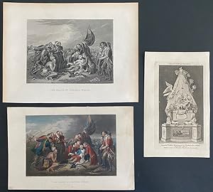 The Death of General Wolfe three engravings