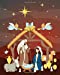 Seller image for Composition Notebook Story Paper Journal: Dashed Midline And Drawing Space School Exercise Book - Mary, Joseph and Baby Jesus with Animals (Christmas Nativity Series) [Soft Cover ] for sale by booksXpress