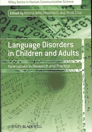 Seller image for Language Disorders in Children and Adults : New Issues in Research and Practice for sale by GreatBookPrices