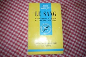 Image du vendeur pour Le Sang : Par Georges Marchal,. et Grard Duhamel,. 2e dition mis en vente par Ammareal