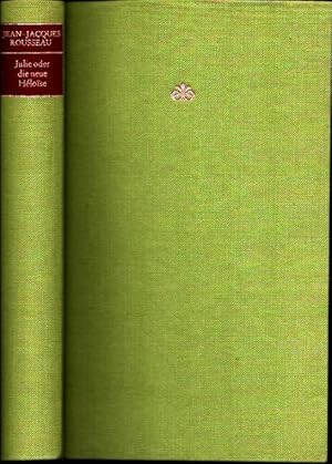 Bild des Verkufers fr Julie oder die neue Hloise. Briefe zweier Liebenden aus einer kleinen Stadt am Fusse der Alpen. Gesammelt und hrsg. durch Jean-Jacques Rousseau. (In d. 1. dt. bertr. von Johann Gottfried Gellius, mit 12 Kupferstichen zur Erstausg. von Gottlieb Leberecht Crusius nach Hubert Graoelot. Vollst. berarb. u. erg. nach d. Ed. Rey, Amsterdam 1761, sowie mit e. Zeittafel von Dietrich Leube. Mit Anmerk.u.e. Nachw. von Reinhold Wolff). [Lizenzausgabe der Ausgabe Mnchen, Winkler]. zum Verkauf von Antiquariat Reinhold Pabel