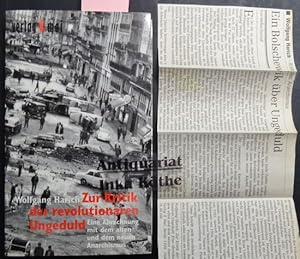 Zur Kritik der revolutionären Ungeduld : eine Abrechnung mit dem alten und dem neuen Anarchismus ...