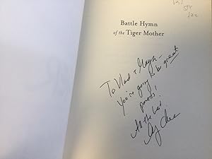 Seller image for BATTLE HYMN OF THE TIGER MOTHER. (SIGNED) for sale by Burwood Books