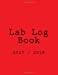 Seller image for Lab Log Book: 2017 / 2018 [Soft Cover ] for sale by booksXpress