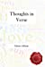 Seller image for Thoughts in Verse: (Historical Classics) [Soft Cover ] for sale by booksXpress