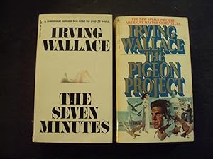Imagen del vendedor de 2 Irving Wallace PBs The Seven Minutes; The Pigeon Project a la venta por Joseph M Zunno