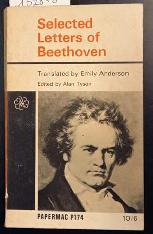 Bild des Verkufers fr SELECTED LETTERS OF BEETHOVEN. Translated by Emily Anderson. Edited by Alan Tyson. zum Verkauf von studio bibliografico pera s.a.s.