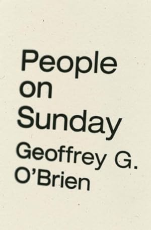 Seller image for People on Sunday for sale by GreatBookPrices