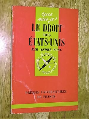 Le droit des États-Unis