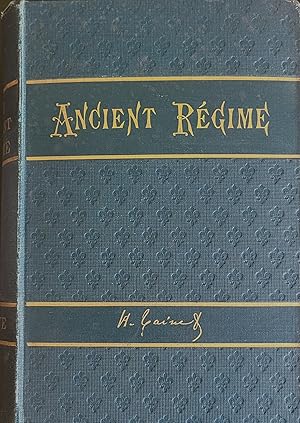 Seller image for The Ancient Regime, New Edition, Revised for sale by Moneyblows Books & Music