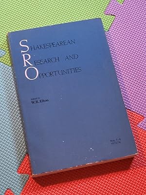Shakespearean Research And Opportunities, # 7-8 by Elton, W.R.