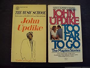 Bild des Verkufers fr 2 John Updike PBs The Music School; Too Far To Go zum Verkauf von Joseph M Zunno
