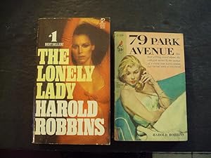 Imagen del vendedor de 2 Harold Robbins PBs The Lonely Lady; 79 Park Avenue a la venta por Joseph M Zunno