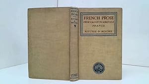 Seller image for French Prose From Calvin To Anatole France Ritchie & Moore for sale by Goldstone Rare Books