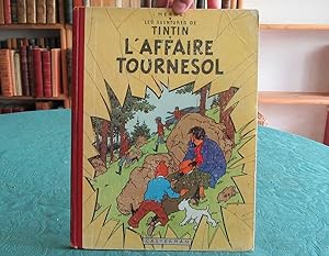 Tintin - L'Affaire Tournesol (Dos rouge B19) - Édition originale.