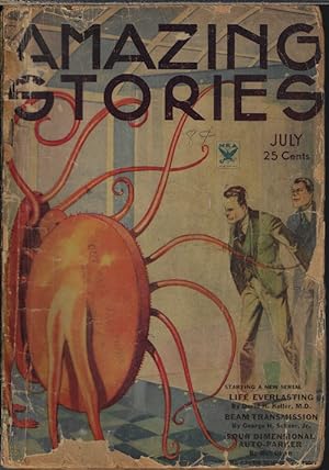 Bild des Verkufers fr AMAZING Stories: July 1934 zum Verkauf von Books from the Crypt