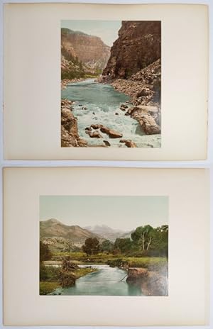 Image du vendeur pour Shoshone Falls, Grand River Canyon, Colorado / Pike's Pike From The Fountain Qui Bouille mis en vente par Leipziger Antiquariat