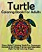 Seller image for Turtle Coloring Book For Adults: Stress Relief Coloring Book For Grownups Including 40 Paisly, Henna and Mandala Style Turtle Coloring Pages [Soft Cover ] for sale by booksXpress