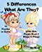 Seller image for 5 Differences- What Are They? Little Girls Puzzle Book 2 (Wings & Things) [Soft Cover ] for sale by booksXpress