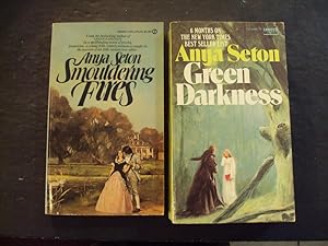 Seller image for 2 Anya Seton PBs Smouldering Fires; Green Darkness for sale by Joseph M Zunno