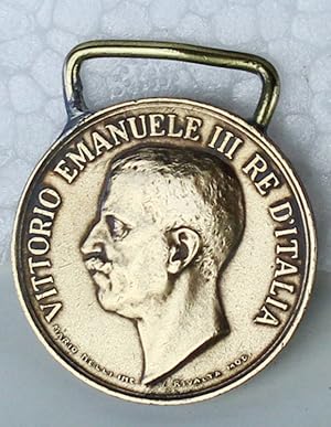 MEDAGLIA VITTORIO EMANUELE III RE D'ITALIA / UNITA' D'ITALIA 1848-1918: