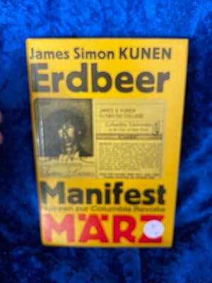 Bild des Verkufers fr Erdbeer-Manifest zum Verkauf von Antiquariat Jochen Mohr -Books and Mohr-