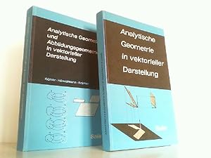 Seller image for 2 Bcher - 1. Analytische Geometrie und Abbildungsgeometrie in vektorieller Darstellung. / 2. Analytische Geometrie in vektorieller Darstellung. for sale by Antiquariat Ehbrecht - Preis inkl. MwSt.