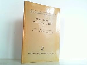Image du vendeur pour Zur Theorie der Kategorien. (Mathematische Forschungsberichte XV). mis en vente par Antiquariat Ehbrecht - Preis inkl. MwSt.