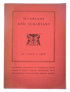 Seller image for Hurrians and Subarians for sale by Black Falcon Books