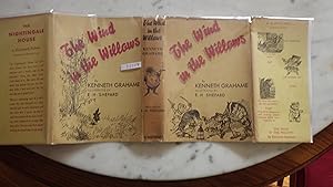 Seller image for The Wind In The Willows, by Kenneth Grahame - , 1933, 1ST U.S EDITION, in Dustjacket Illustrated B/W by E. ( Ernest ) H. Shepard Here's a very nice collectible children's book that would make a wonderful addition to any collection. In the Original Illustrated DJ too. for sale by Bluff Park Rare Books