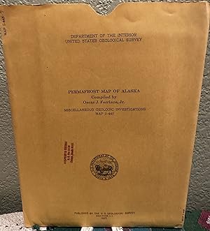 Bild des Verkufers fr Permafrost Map of Alaska: Miscellaneous Geologic Investigations Map I-445 zum Verkauf von Crossroads Books