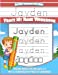 Seller image for Letter Tracing for Kids Jayden Trace my Name Workbook: Tracing Books for Kids ages 3 - 5 Pre-K & Kindergarten Practice Workbook [Soft Cover ] for sale by booksXpress