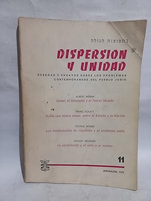Imagen del vendedor de Dispersion y Unidad N11 a la venta por Libros de Ultramar Alicante