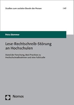Immagine del venditore per Lese-Rechtschreib-Strung an Hochschulen venduto da Wegmann1855