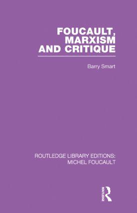 Imagen del vendedor de Smart, B: Foucault, Marxism and Critique a la venta por moluna