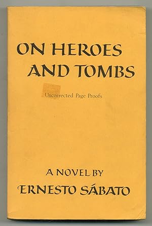 Bild des Verkufers fr On Heroes and Tombs zum Verkauf von Between the Covers-Rare Books, Inc. ABAA