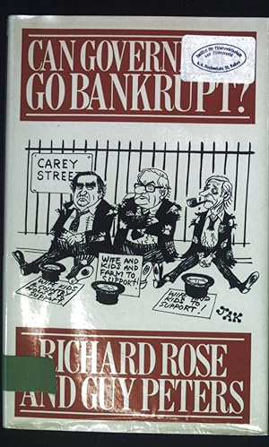 Seller image for Can Government Go Bankrupt? for sale by books4less (Versandantiquariat Petra Gros GmbH & Co. KG)
