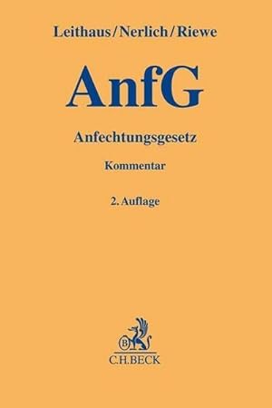 Seller image for Anfechtungsgesetz for sale by BuchWeltWeit Ludwig Meier e.K.