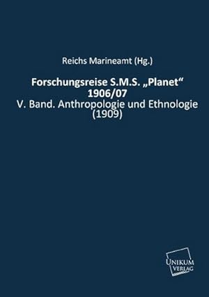 Seller image for Forschungsreise S.M.S. Planet 1906/07 for sale by BuchWeltWeit Ludwig Meier e.K.