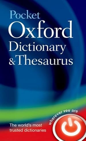 Immagine del venditore per Pocket Oxford Dictionary and Thesaurus venduto da BuchWeltWeit Ludwig Meier e.K.