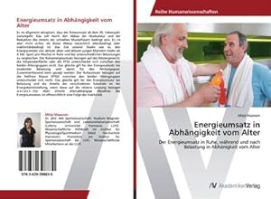 Bild des Verkufers fr Energieumsatz in Abhngigkeit vom Alter zum Verkauf von BuchWeltWeit Ludwig Meier e.K.