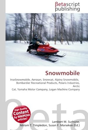 Imagen del vendedor de Snowmobile a la venta por BuchWeltWeit Ludwig Meier e.K.