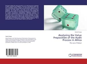Seller image for Analysing the Value Proposition of the Audit Process in Africa for sale by BuchWeltWeit Ludwig Meier e.K.