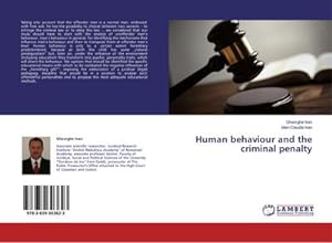 Imagen del vendedor de Human behaviour and the criminal penalty a la venta por BuchWeltWeit Ludwig Meier e.K.